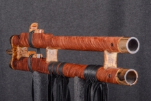 Redwood Burl Native American Flute, Minor, Mid F#-4, #U3Fa (7)